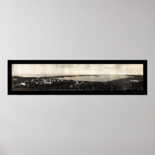 Poster Flatts Village Bermudes Photo 1911