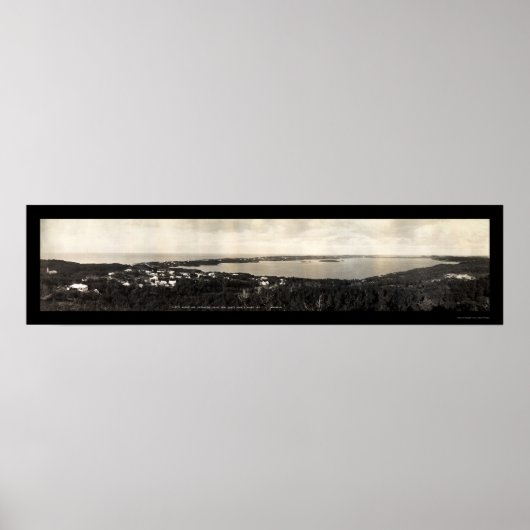 Poster Flatts Village Bermudes Photo 1911 (Devant)