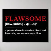 Poster Flawsome - Définition personnalisable (Devant)