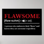 Poster Flawsome - Définition personnalisable (Devant)