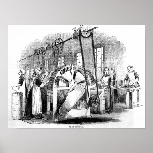 Poster Flax Heckling (Devant)