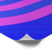 Poster Flèche D'Art À Droite Bleu Et Violet (Coin)