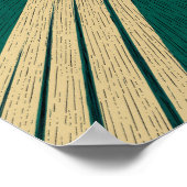 Poster Flèche de bulle sur la cible (Coin)