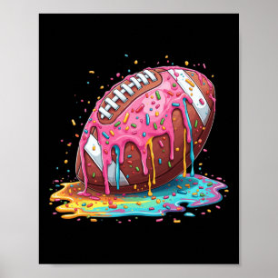 Poster Flèche De Football Pour Lineman Wr Qb Rb Sprin De