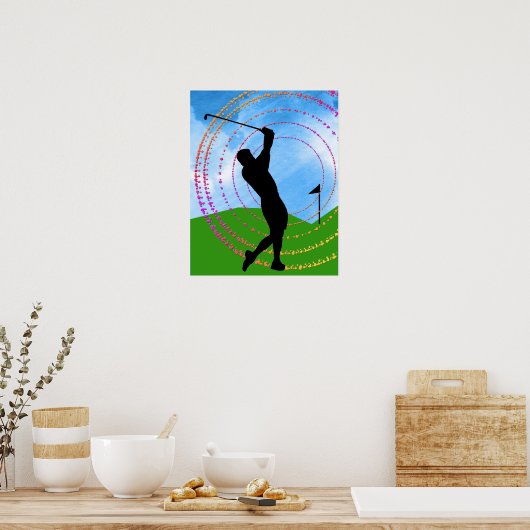 Poster Flèche de golf (Cuisine)