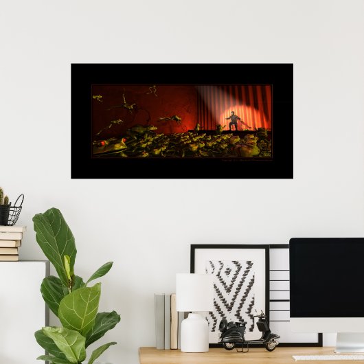 Poster Flèche de l'état (Bureau à domicile)