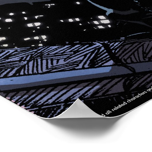 Poster Flèche | Flèche verte au clair de lune (Coin)