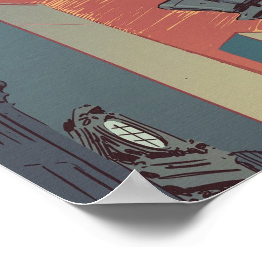 Poster Flèche | Flèche verte Du Toit (Coin)