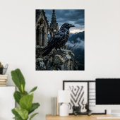 Poster Flèche gothique du corbeau d'obsidienne (Bureau à domicile)