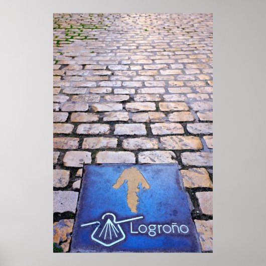 Poster Flèche jaune (Devant)