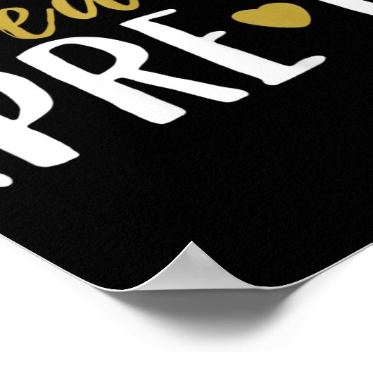 Poster Flèche pré-k de l'enseignant préscolaire (Coin)