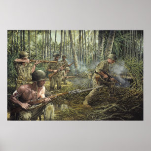 Poster Flèche rouge à la guerre par la copie de Michael