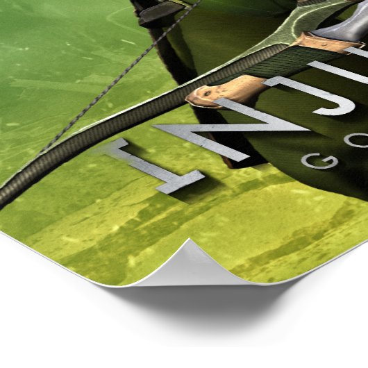 Poster Flèche verte (Coin)