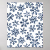 Poster Flèches bleues (Devant)