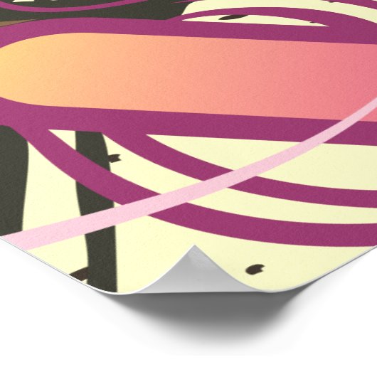 Poster Flèches de dégraissage (Coin)