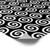 Poster Flèches noires et blanches (Coin)