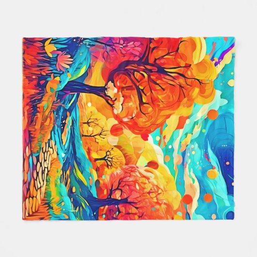 Poster Fleece Deken (Voorkant (Horizontaal))