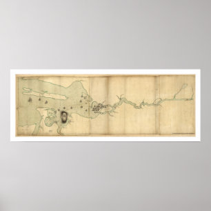 Poster Fleet de monsieur Collyer's sur la carte de