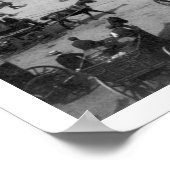 Poster Fleet Street Londres 1901 Angleterre (Coin)