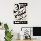 Poster Fletcher Henderson - Chick Webb - Teddy Hill jazz (Bureau à domicile)