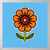 Poster Fleur (Devant)