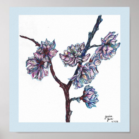 Poster Fleur (Devant)