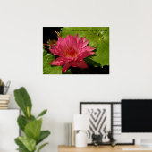 Poster Fleur (Bureau à domicile)