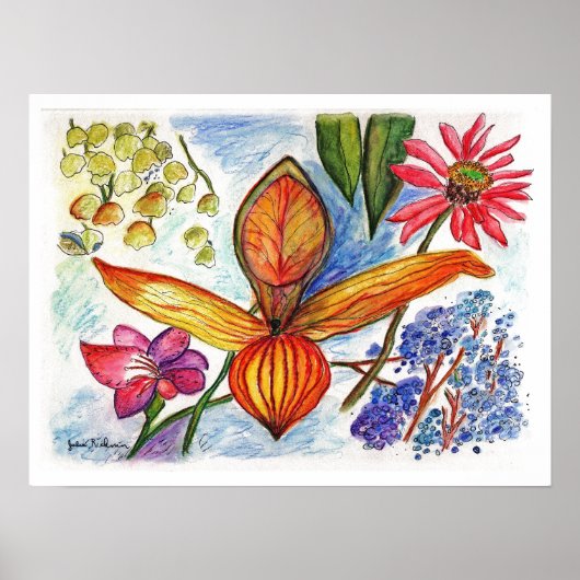 Poster Fleur 73-09 (Devant)