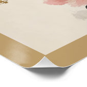 Poster "Fleur abstraite" (Coin)