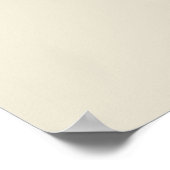 Poster Fleur Abstraite minimaliste beige (Coin)