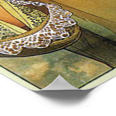 Poster Fleur Alphonse Mucha Art (Coin)