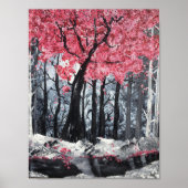 Poster Fleur au bord de la rivière (Devant)