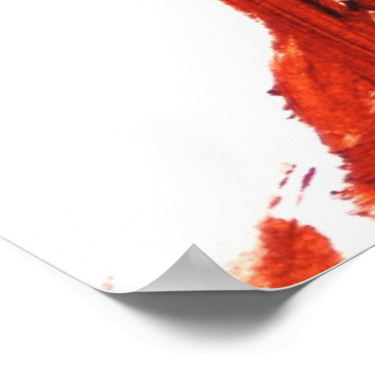 Poster Fleur avec petit - Art Print (Coin)