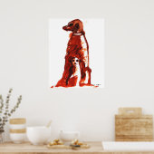 Poster Fleur avec petit - Art Print (Cuisine)