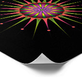 Poster Fleur Blacklight (Coin)