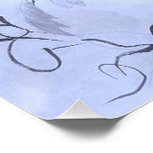 Poster Fleur bleue (Coin)