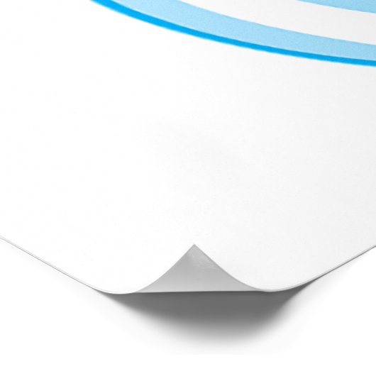 Poster Fleur bleue (Coin)