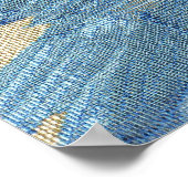 Poster fleur bleue (Coin)