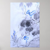 Poster Fleur bleue (Devant)