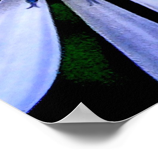 Poster Fleur bleue Chicory Wild (Coin)