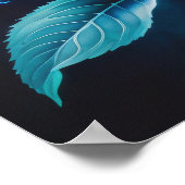 Poster Fleur bleue III (Coin)