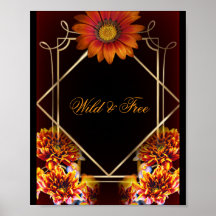Fleur bohème sauvage et libre