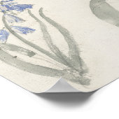 Poster Fleur c, nurserie vintage  (Coin)