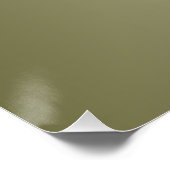 Poster Fleur carré d'or (Coin)