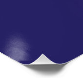 Poster Fleur carré violette (Coin)