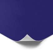 Poster Fleur carré violette (Coin)