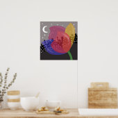 Poster Fleur colorée (Cuisine)