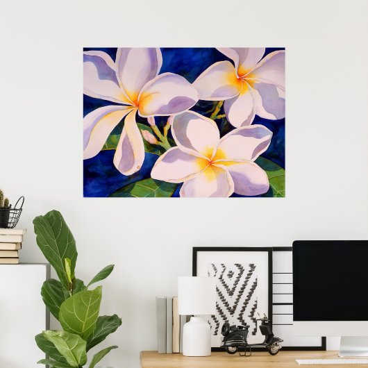 Poster Fleur complète (Bureau à domicile)