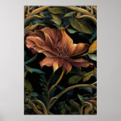 Poster Fleur crépusculaire (Devant)
