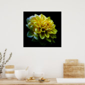 Poster Fleur Dahlia et signification (Cuisine)